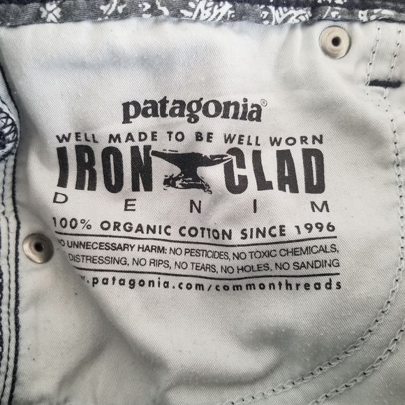 Patagonia Iron Clad Organic Cotton Jeans 27, - Picture 8 of 9